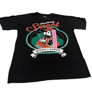 Character Women's Lightweight Crewneck Retro Soft VTG Wash Tee Minnie Mouse S